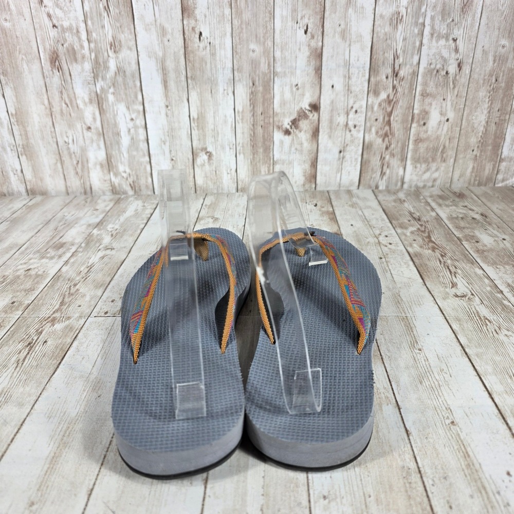 Teva Flip Flops Thong Sandals Colorful Straps Casual Comfort Women's 10 - Picture 3 of 6
